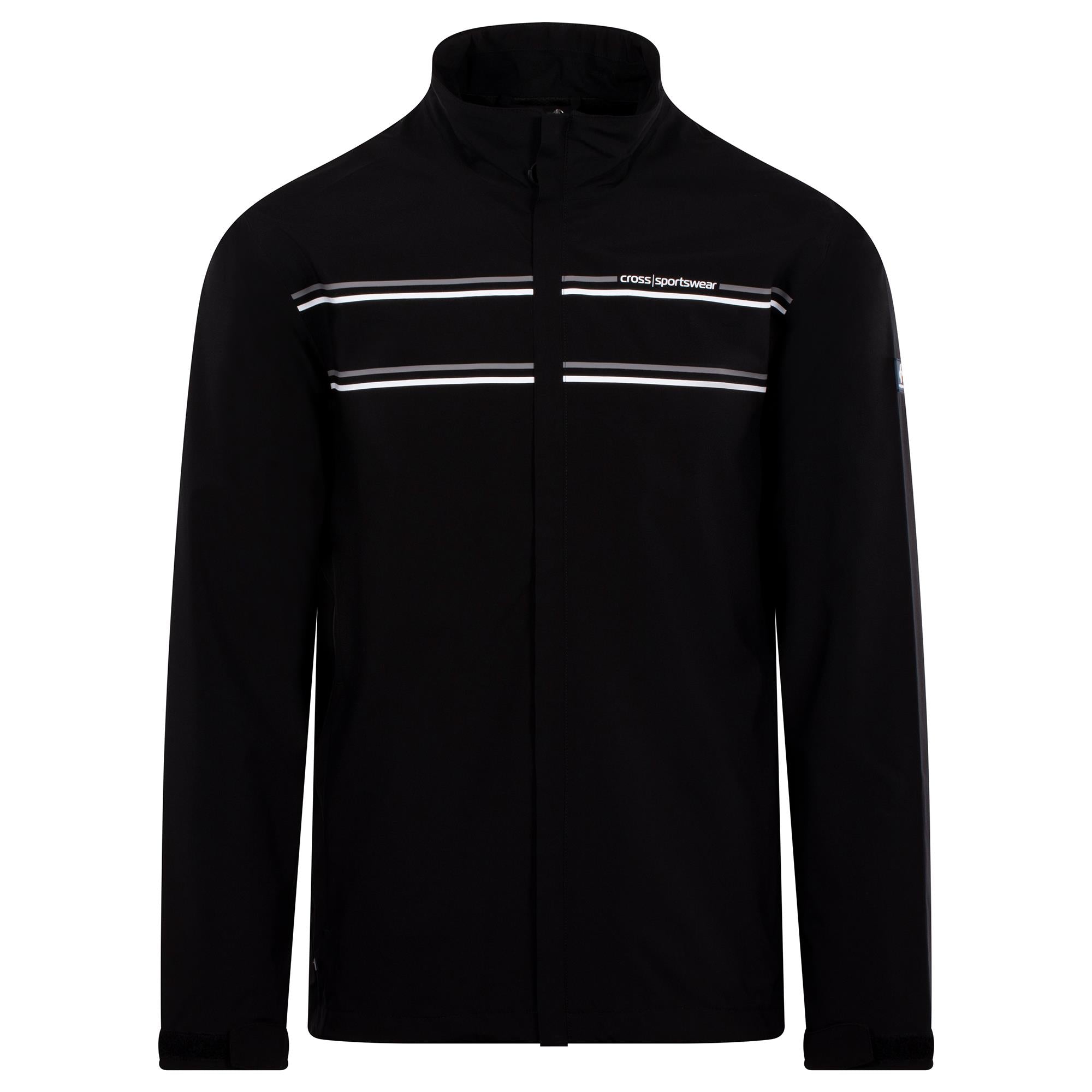 Cross Cloud Waterproof Mens Golf Jacket Black